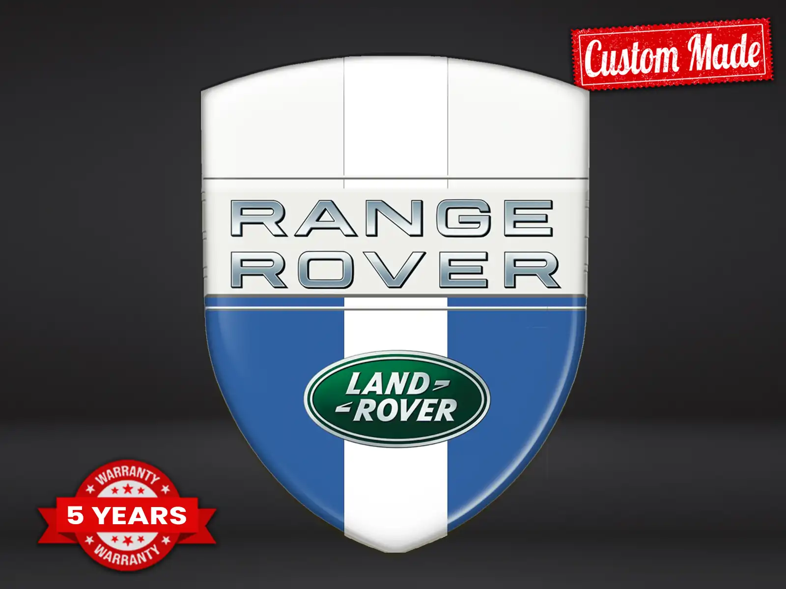 Land Rover Logo Into Sticker Pro Max Resilient Elegant Layout